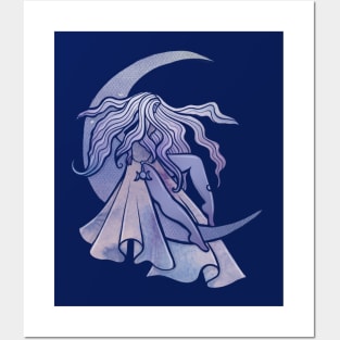 Moon Goddess Posters and Art